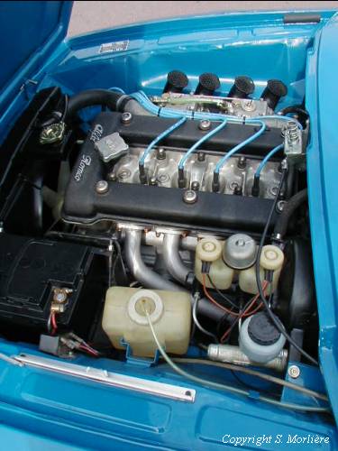 Alfa Romeo Junior Zagato engine bay